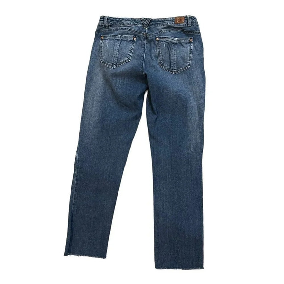 "Ab"solution® Roll Cuff Embroidered Plus Girlfriend Jean "Flex"-Ellent - Picture 7 of 7